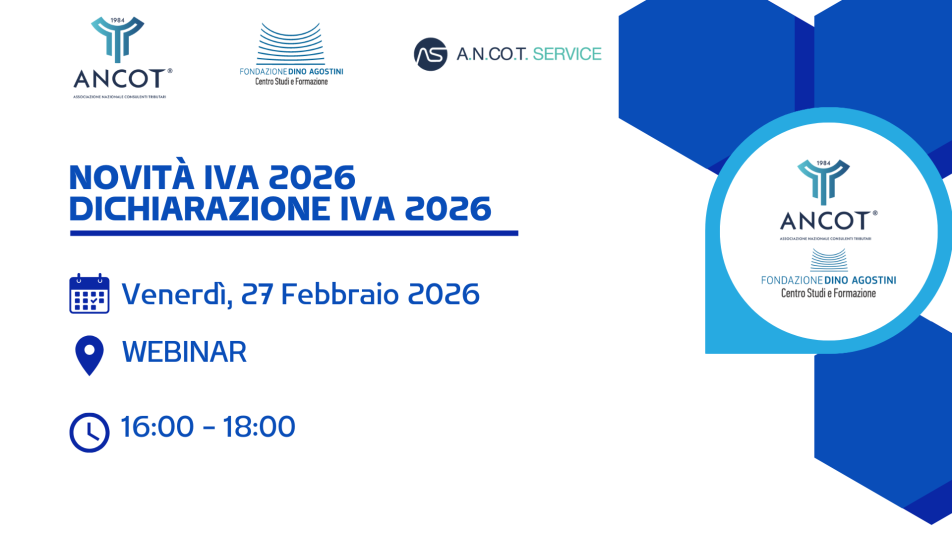 NOVITÀ IVA 2026 / DICHIARAZIONE IVA 2026